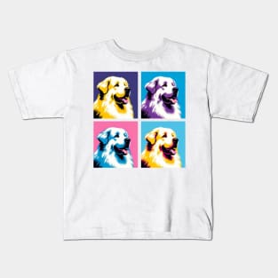 Great Pyrenees Pop Art - Dog Lovers Kids T-Shirt